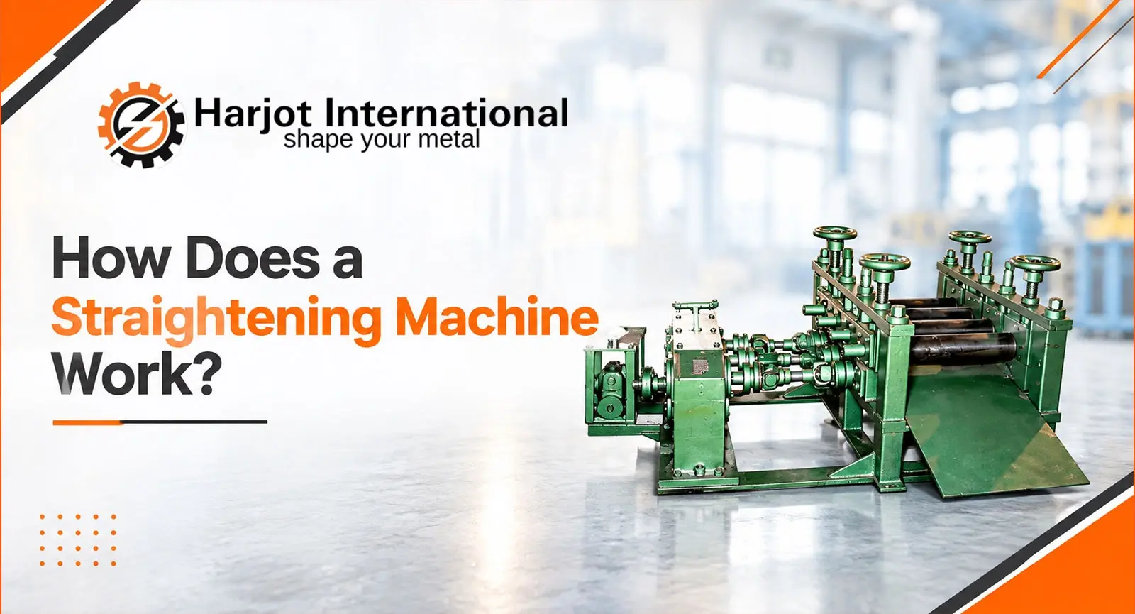 Straightening Machine 5 1, Steel Rolling Plant